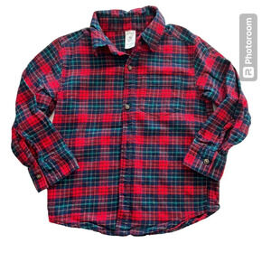 Carter’s plaid boys button down shirt